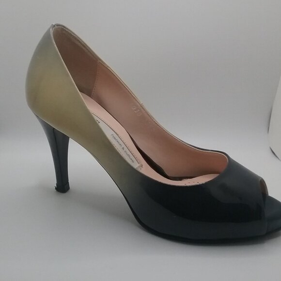 Of'em Green and Yellow Heels, Korean Size 235 US Size 6.5 - Picture 1 of 13